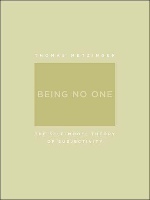 Title details for Being No One by Thomas Metzinger - Available